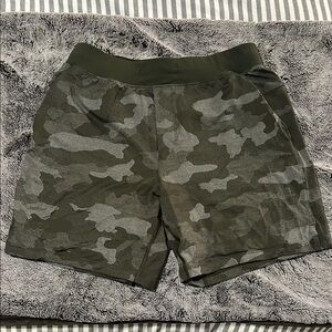 Lululemon Camo Green Men's Shorts